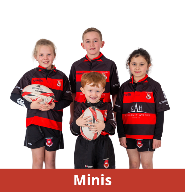 Minis (U8s to U12s Boys and Girls) at Killarney RFC