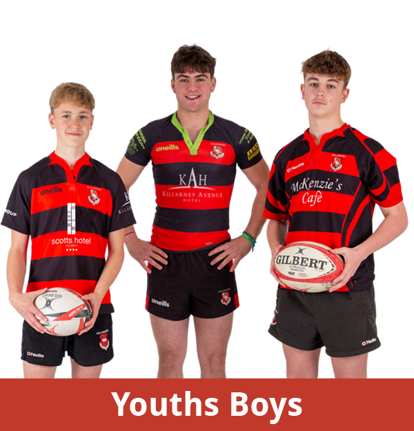 Boys Youths (U14 to U18.5) at Killarney RFC