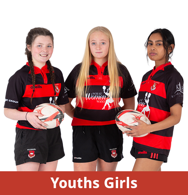 Youths Girls (U14 to U18) at Killarney RFC